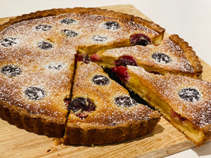 Gluten-Free & Paleo, Organic Plum/Nectarine Frangipane Tart